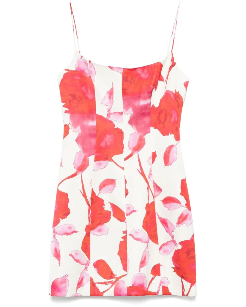 Blumarine Kleid mit Blumen-Print - Nude Nude