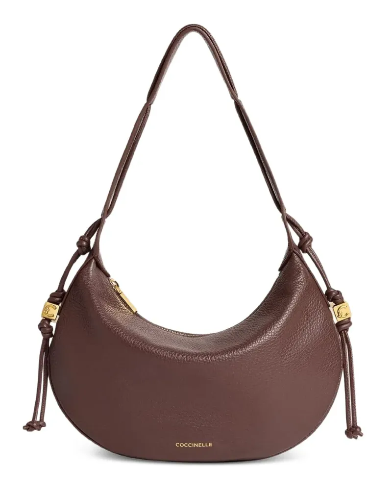 Coccinelle small Thess leather shoulder bag - Braun Braun