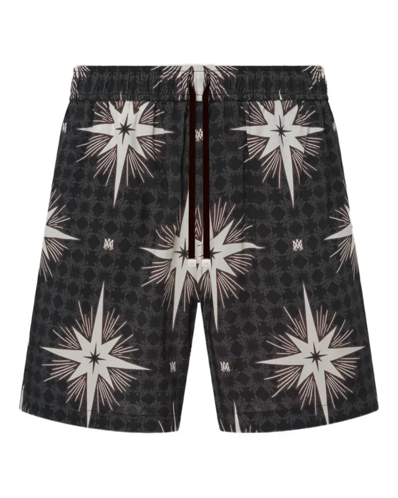 Amiri Starburst print shorts - Schwarz Schwarz