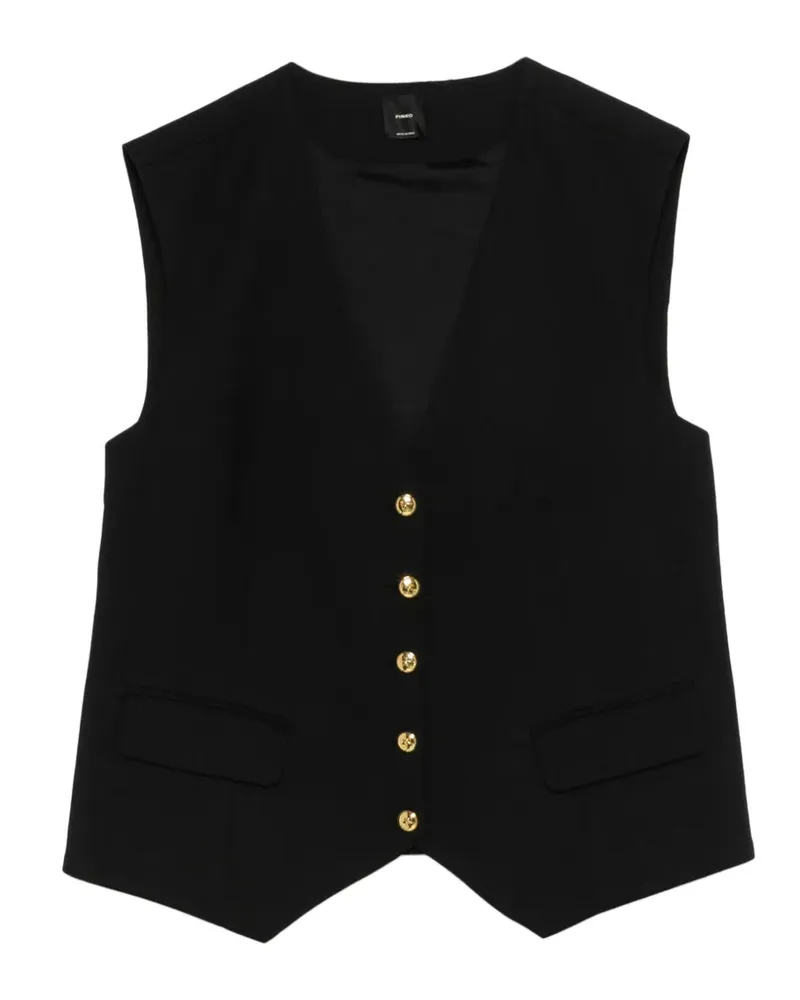 Pinko Ketchup gilet - Schwarz Schwarz