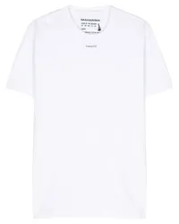 maharishi T-Shirt mit Logo-Print Weiß