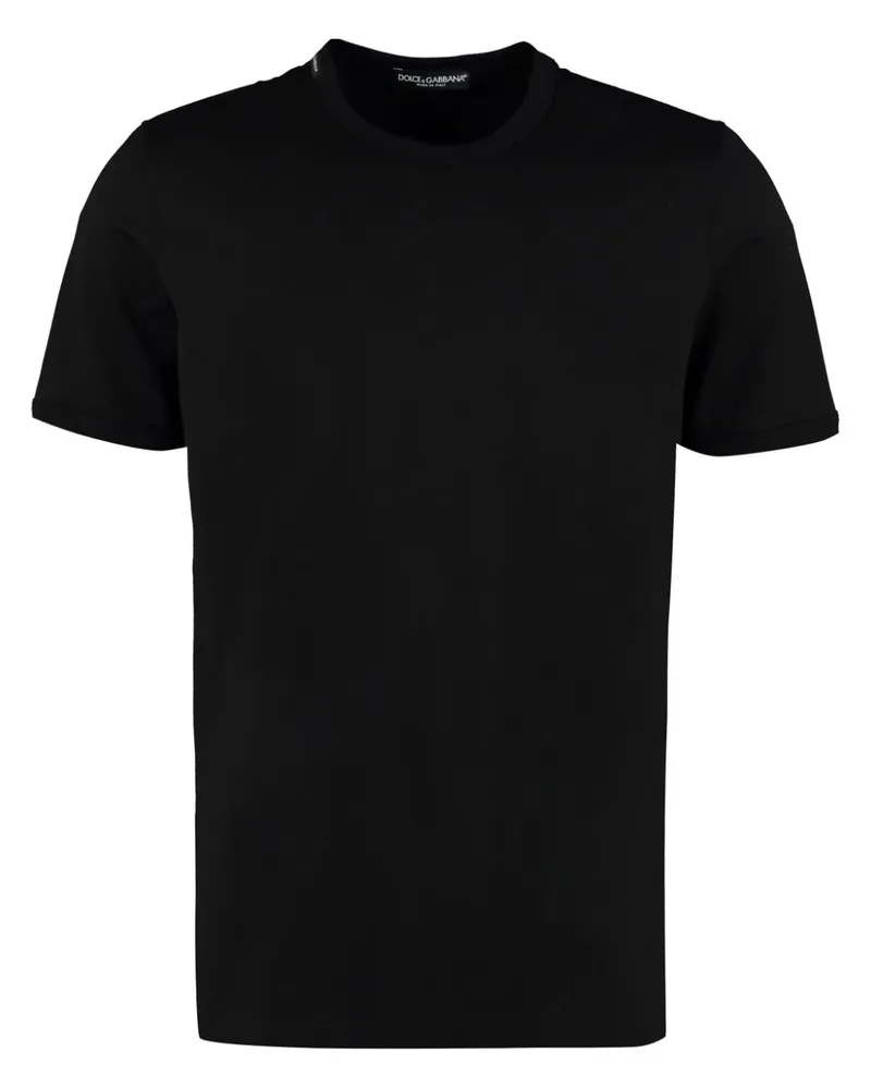 Dolce & Gabbana Klassisches T-Shirt - Schwarz Schwarz