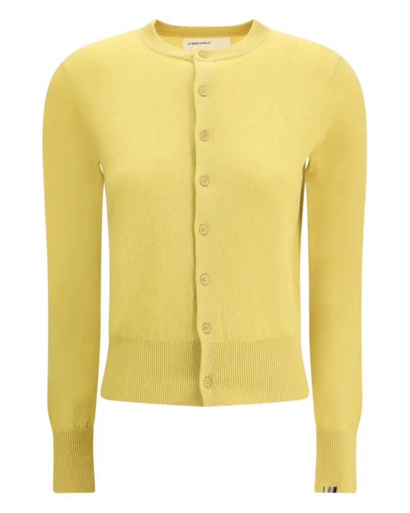 extreme cashmere N°300 Little 2 buttoned knitted cardigan - Gelb Gelb