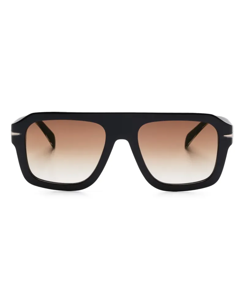 EYEWEAR by DAVID BECKHAM Getönte Pilotenbrille - Schwarz Schwarz