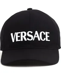 Versace Baseballkappe mit Logo-Stickerei Schwarz