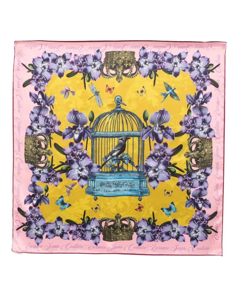 Versace Jeans Birdcage Orchid Schal - Rosa Rosa