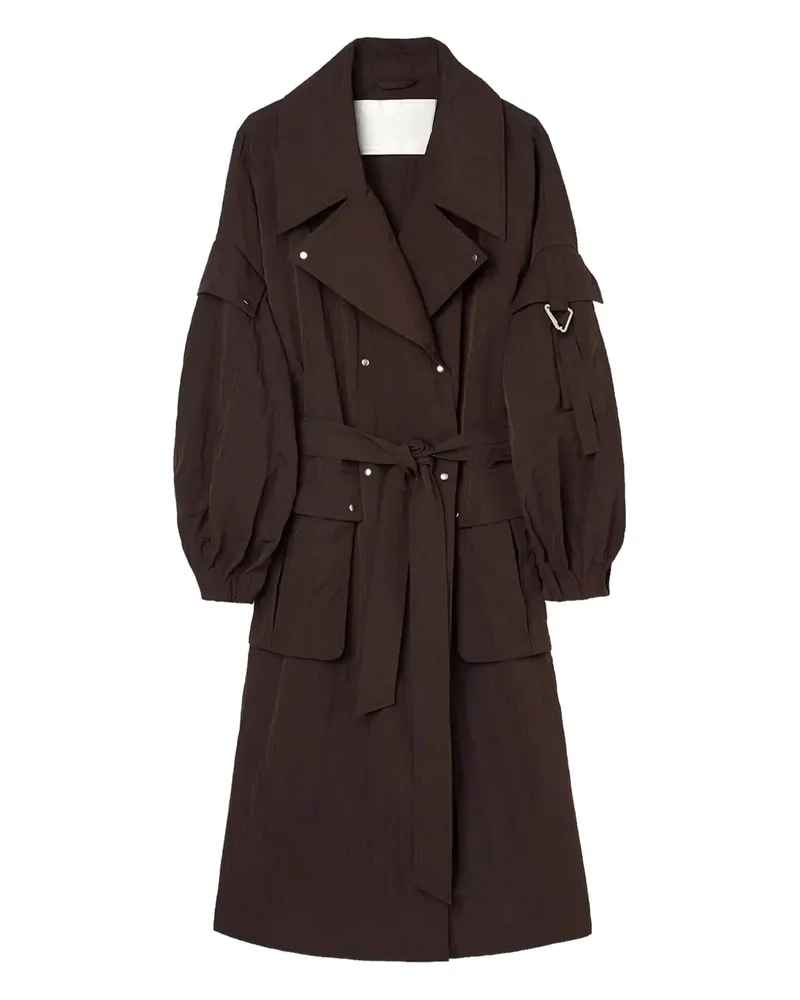 OOF WEAR Trenchcoat mit Gürtel - Braun Braun