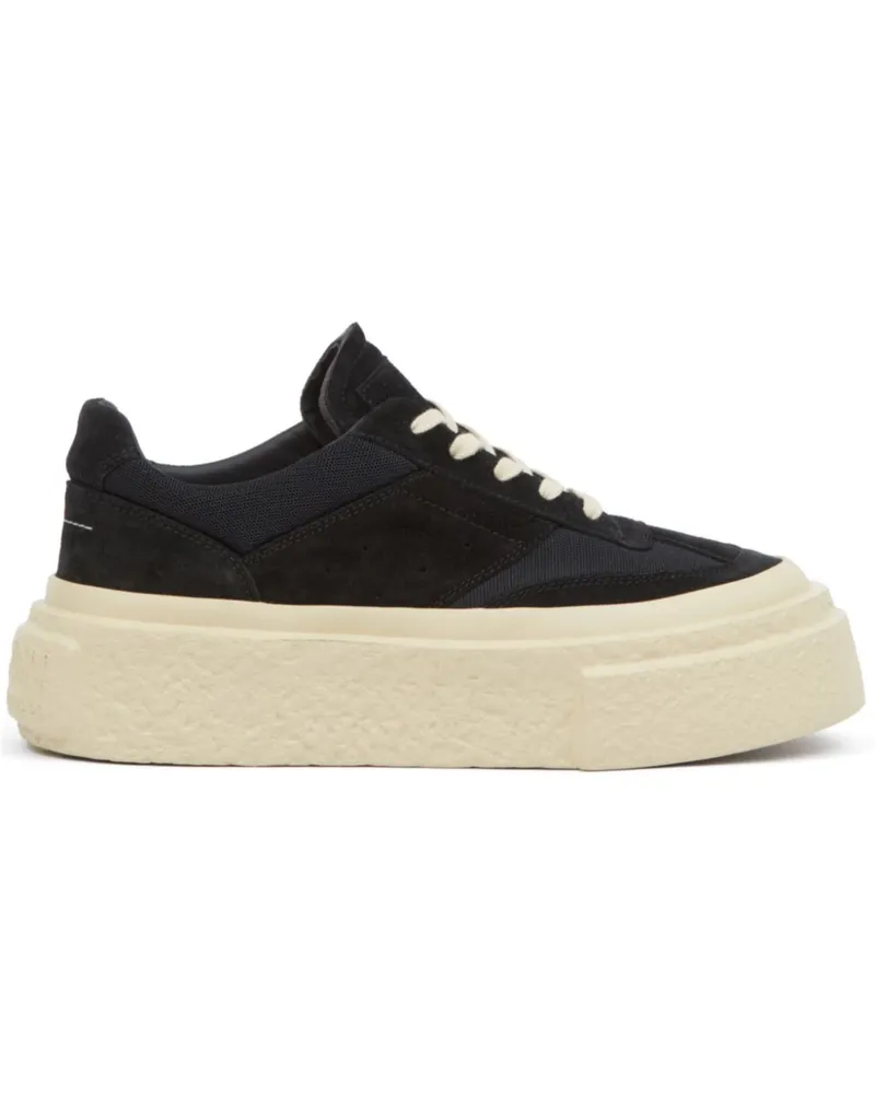 Maison Margiela Sneakers aus Leder - Schwarz Schwarz