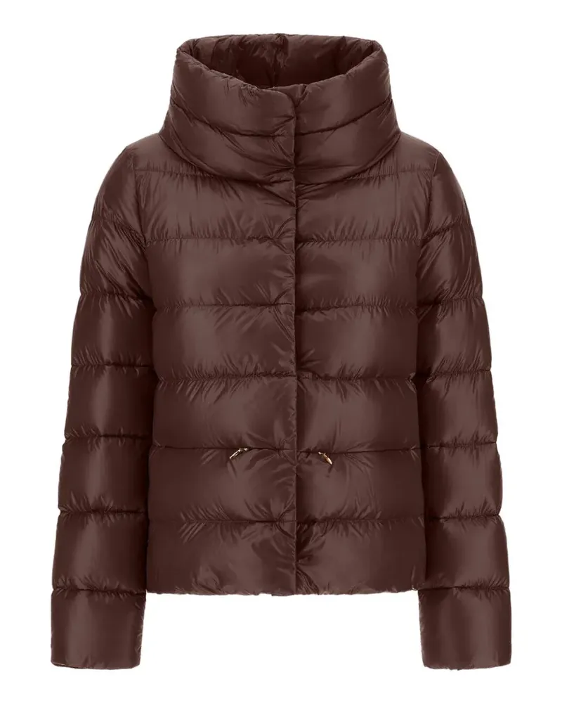 Herno Gesteppte Jacke mit Stehkragen - Braun Braun