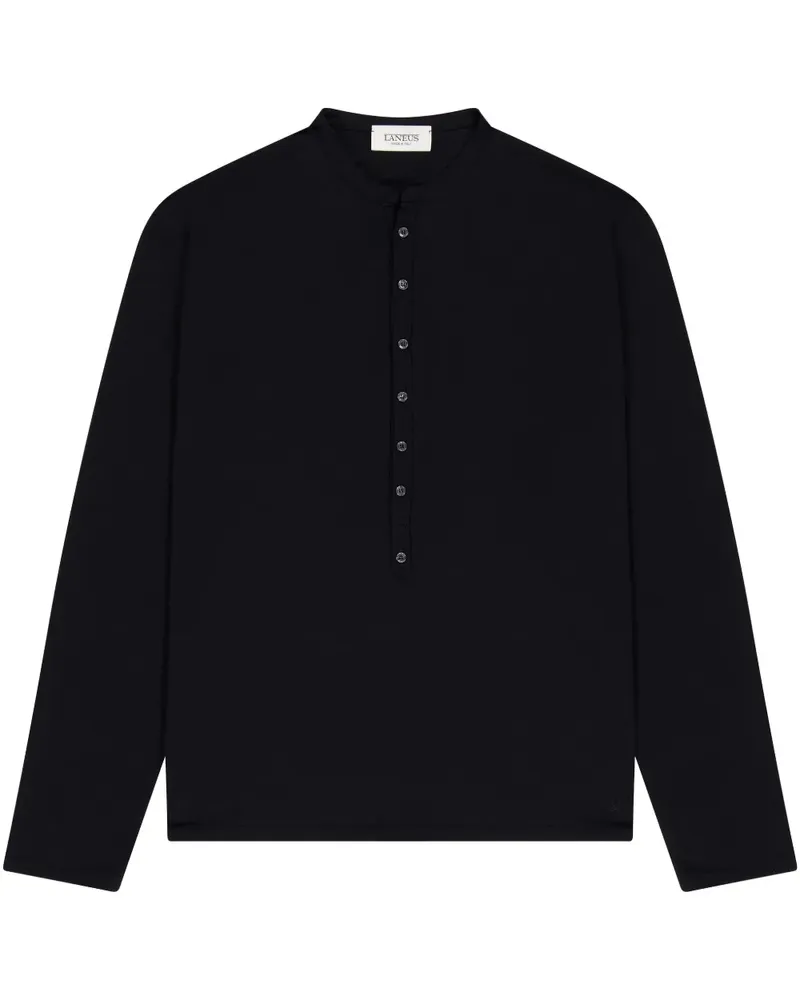 Laneus Klassisches T-Shirt - Schwarz Schwarz