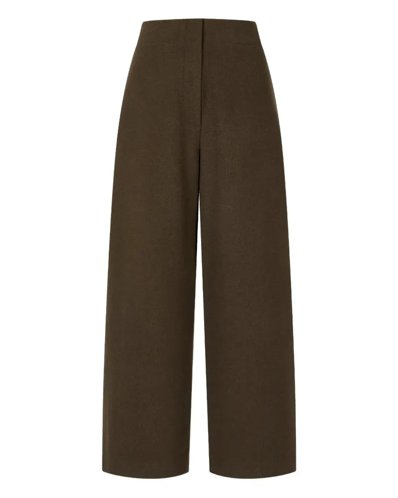 STUDIO TOMBOY zip-fastening trousers - Braun Braun