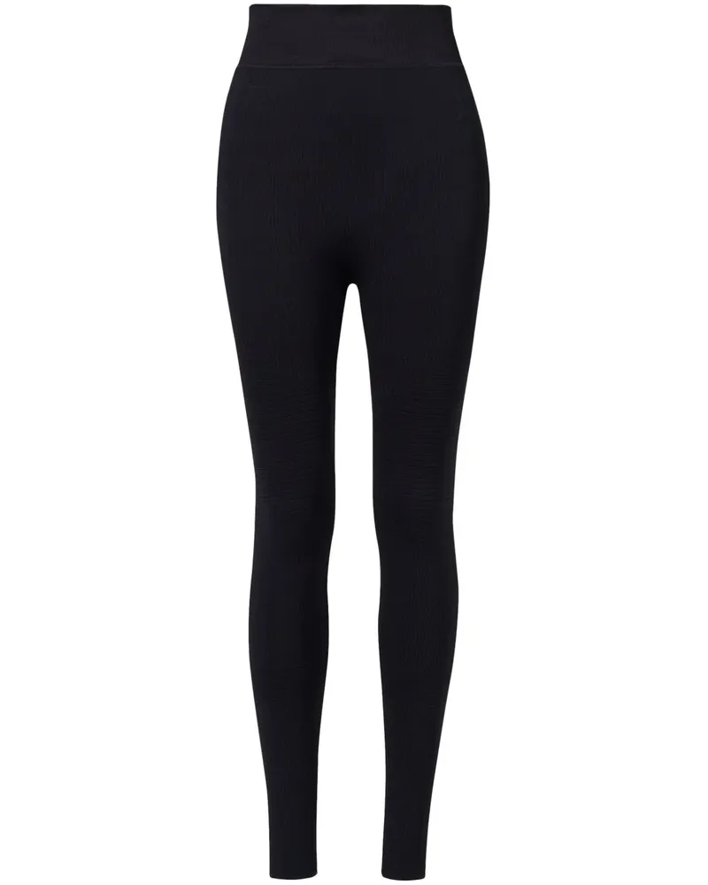 Perfect Moment Nahtlose Ski-Leggings - Schwarz Schwarz