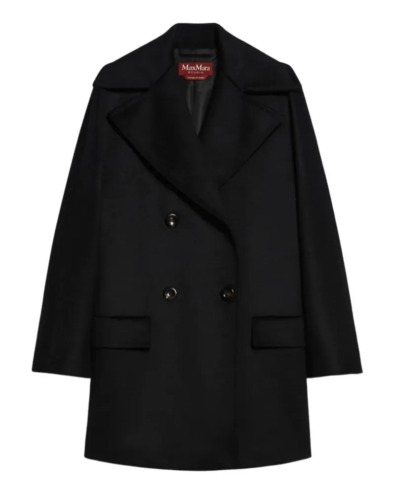 Max Mara Ariana double-breasted coat - Schwarz Schwarz
