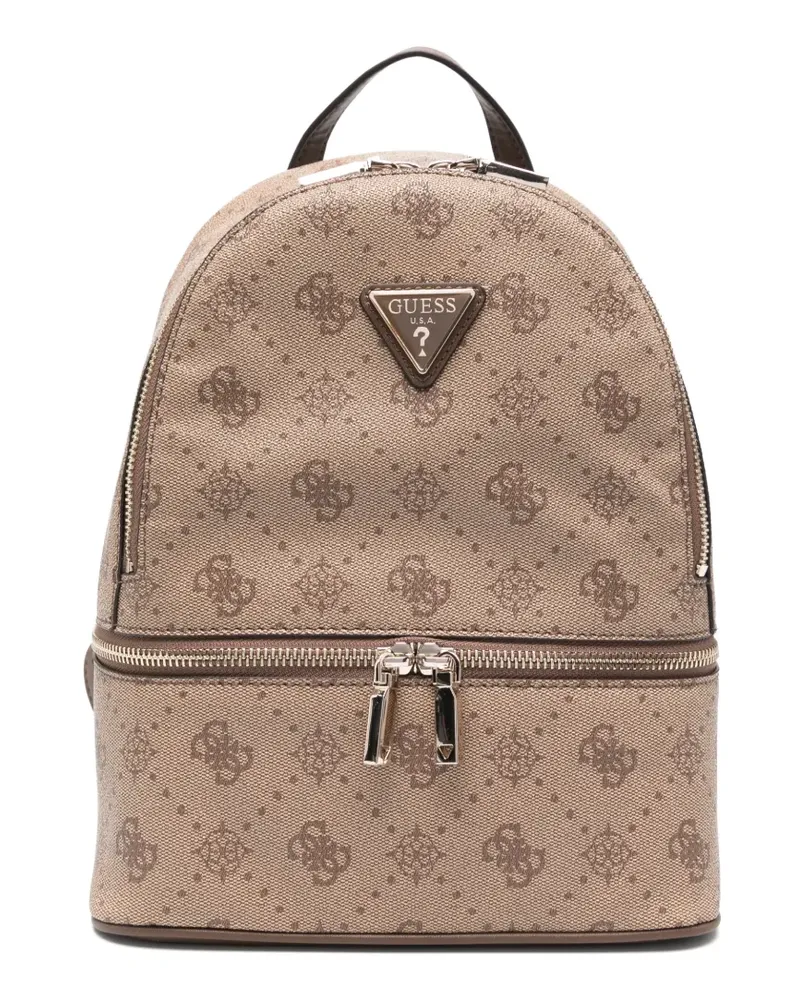 Guess Silia Rucksack mit Monogrammmuster - Braun Braun