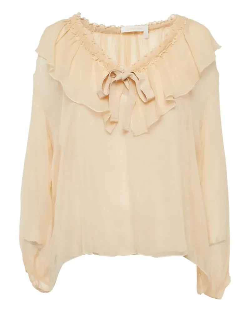 See by Chloé ruffles blouse - Nude Nude