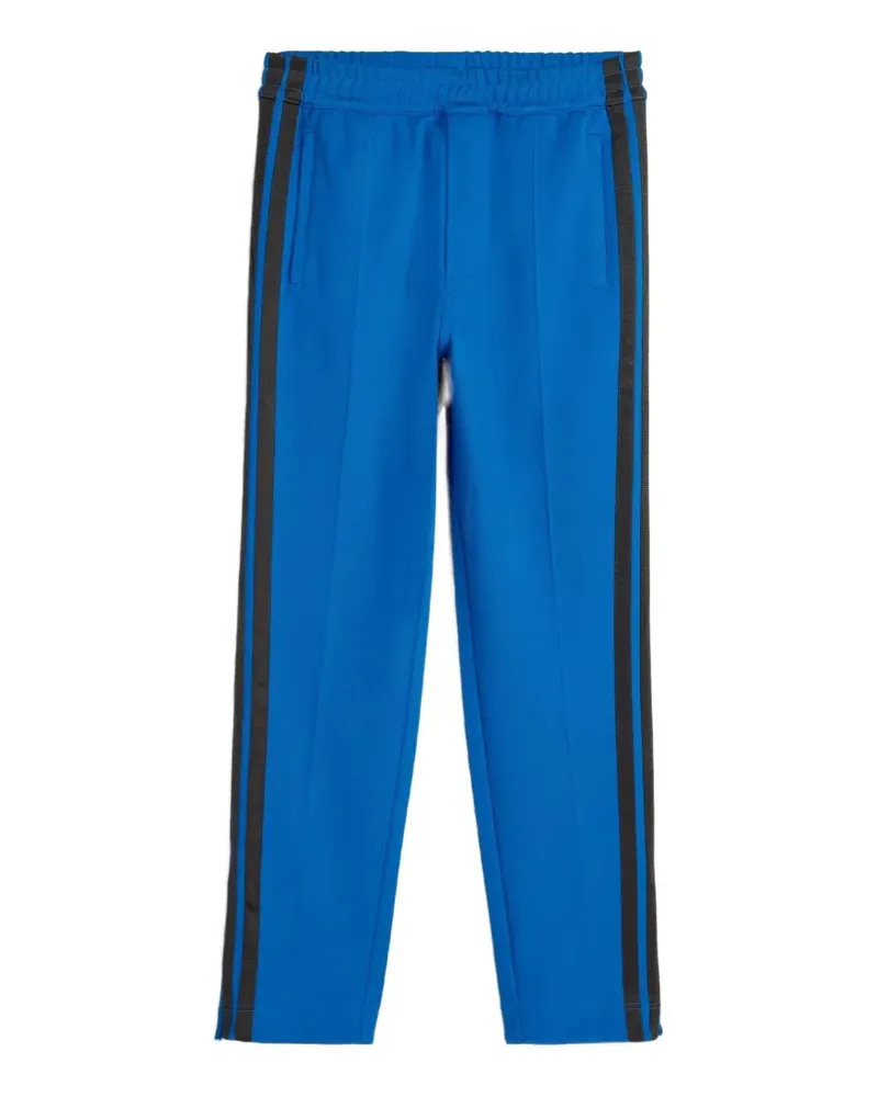 Y-3 x Wales Bonner side-stripe track pants - Blau Blau