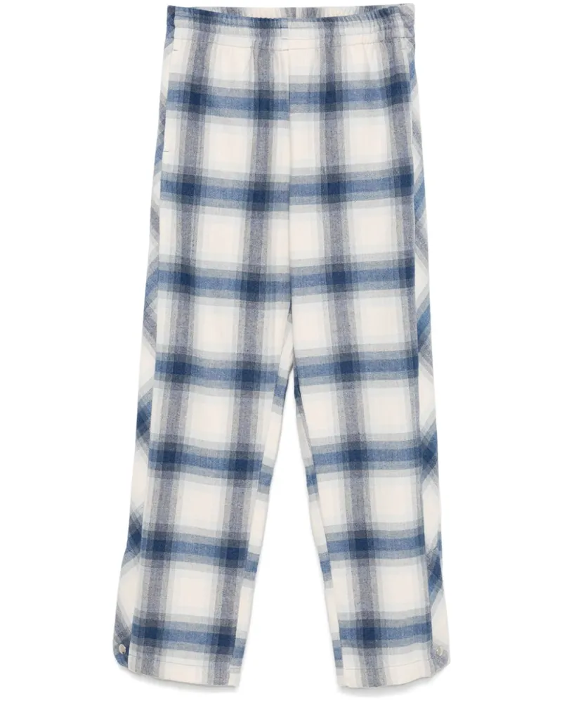 Blue Sky Inn Karierte Flanellhose - Blau Blau
