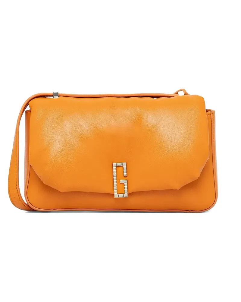 Guess Gesteppte Satchel-Tasche mit G - Orange Orange