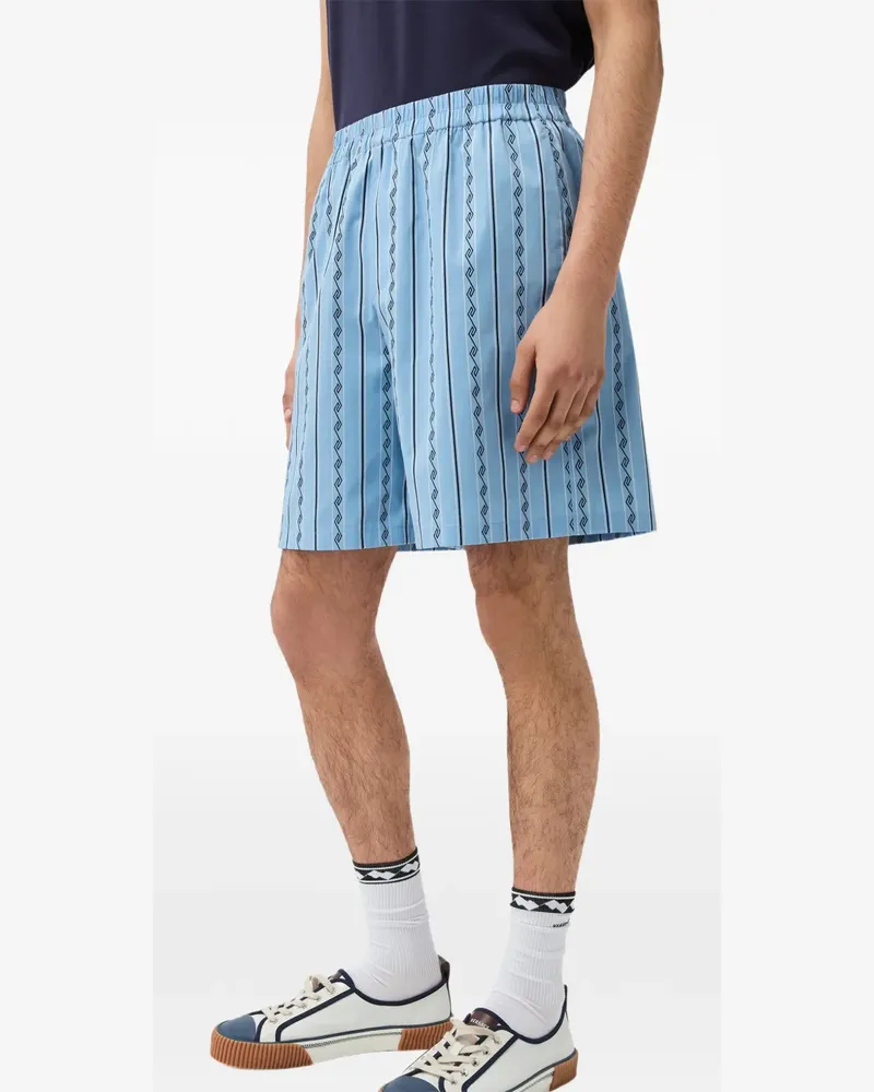 Versace jacquard cotton-silk shorts - Blau Blau