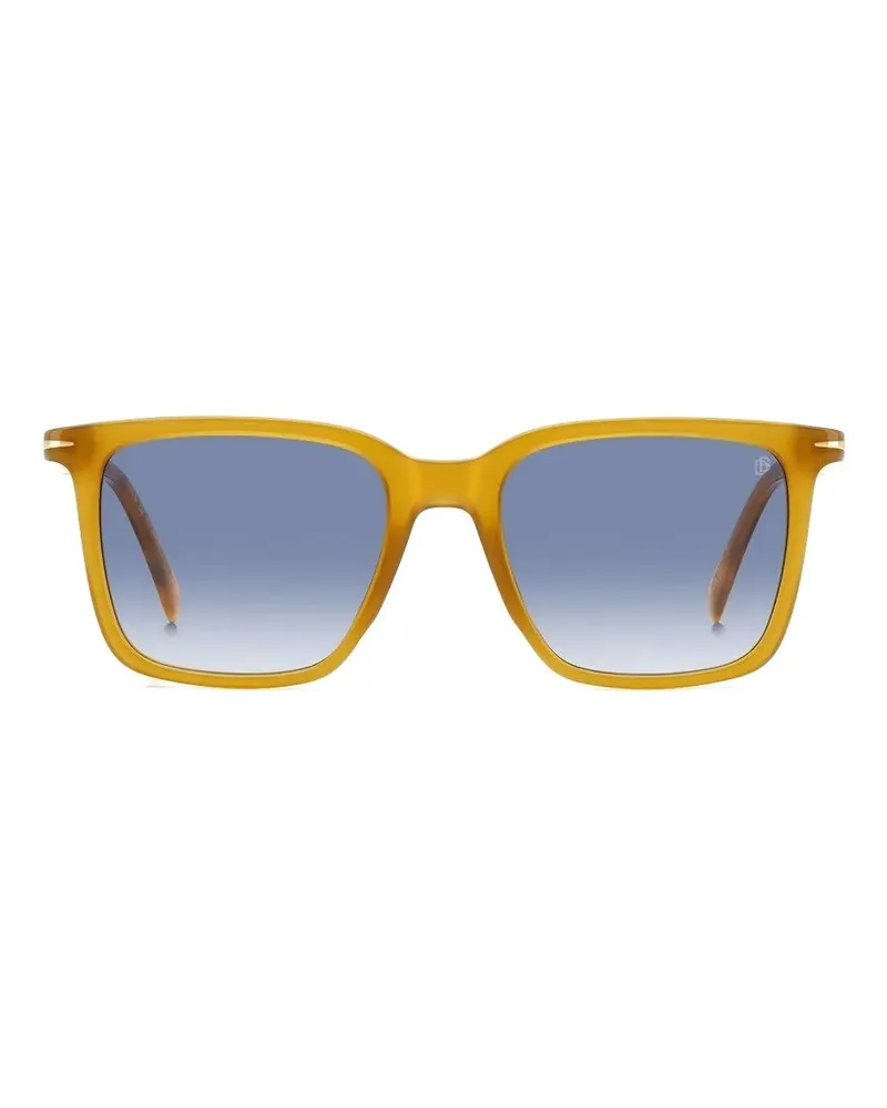 EYEWEAR by DAVID BECKHAM Sonnenbrille mit eckigem Gestell - Gelb Gelb