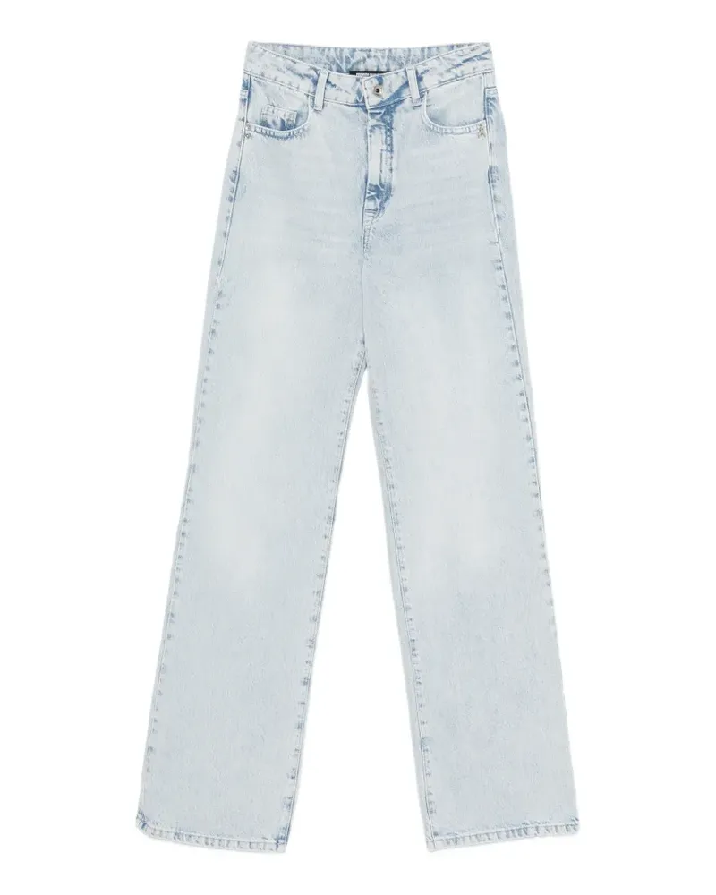 Patrizia Pepe high-waisted straight jeans - Blau Blau