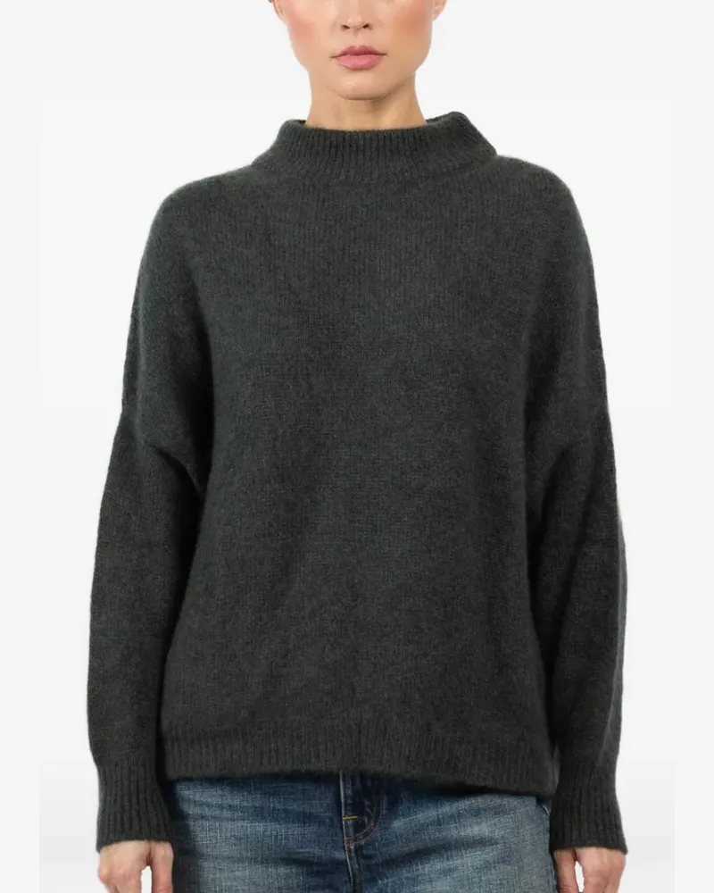 Dušan funnel-neck sweater - Grün Grün