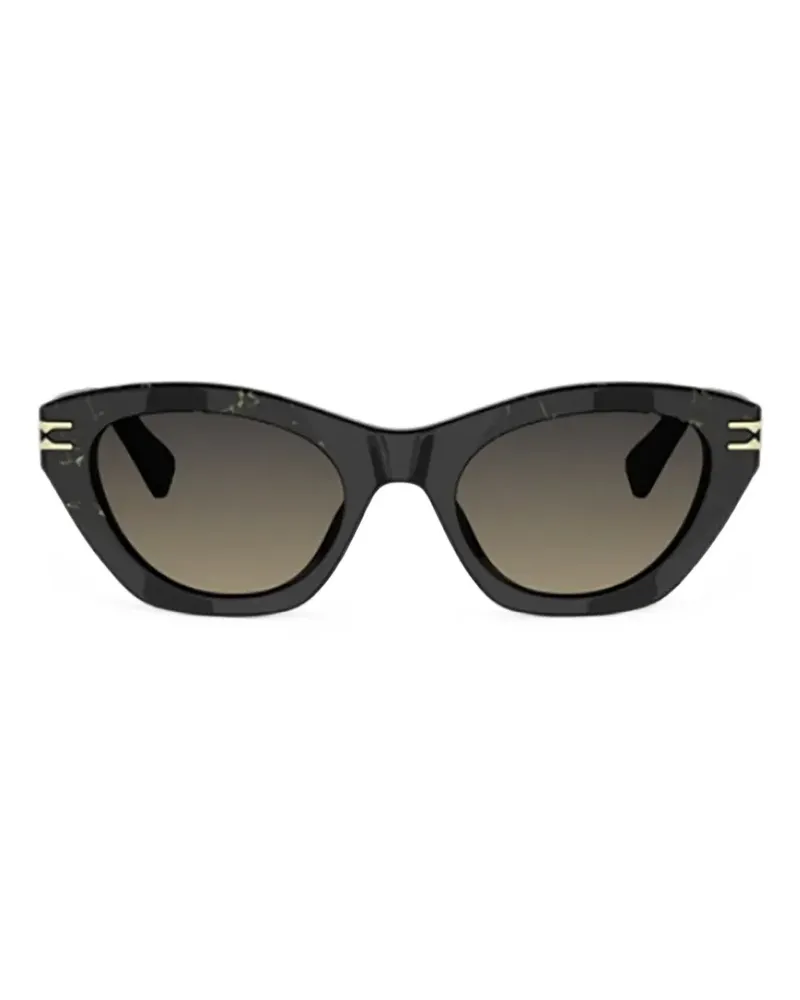 Bulgari cat-eye frame sunglasses - Schwarz Schwarz