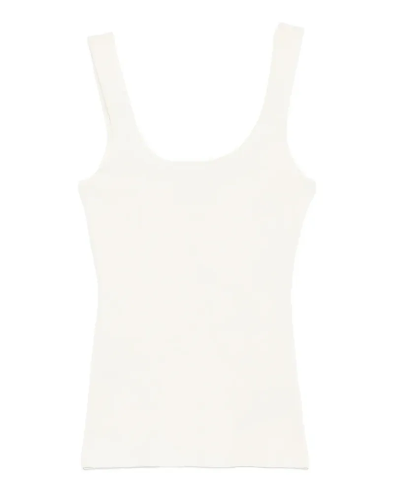 Entire Studios scoop-neck top - Nude Nude