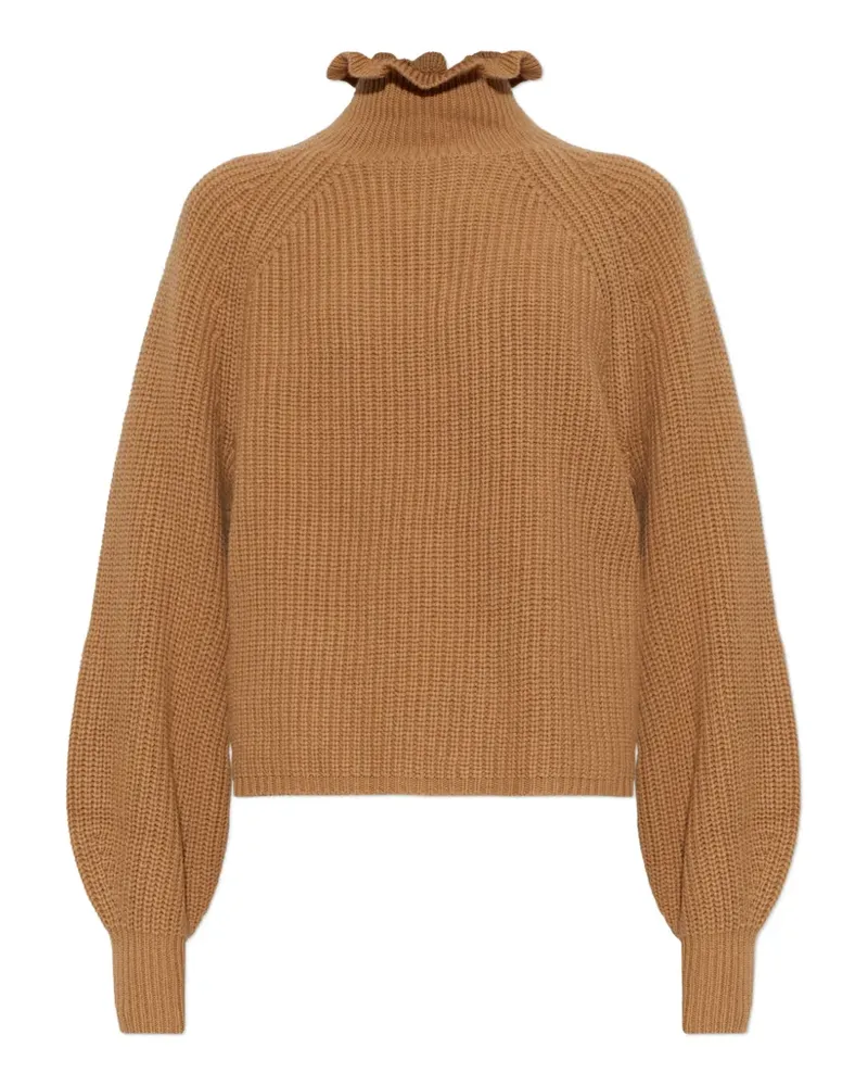 Max Mara Pullover aus Wolle und Kaschmir mit lockerem Schnitt - Nude Nude