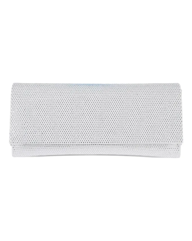 GEDEBE Clutch mit Kristallverzierung - Silber Silber