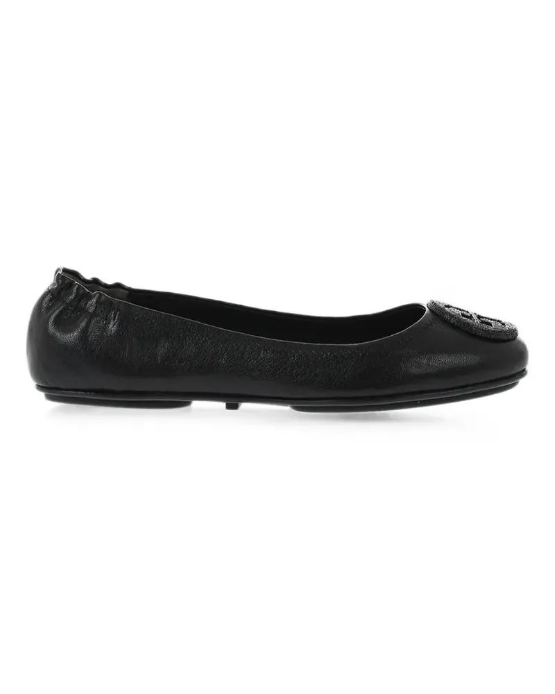 Tory Burch Ballerinas mit Kristallen - Schwarz Schwarz