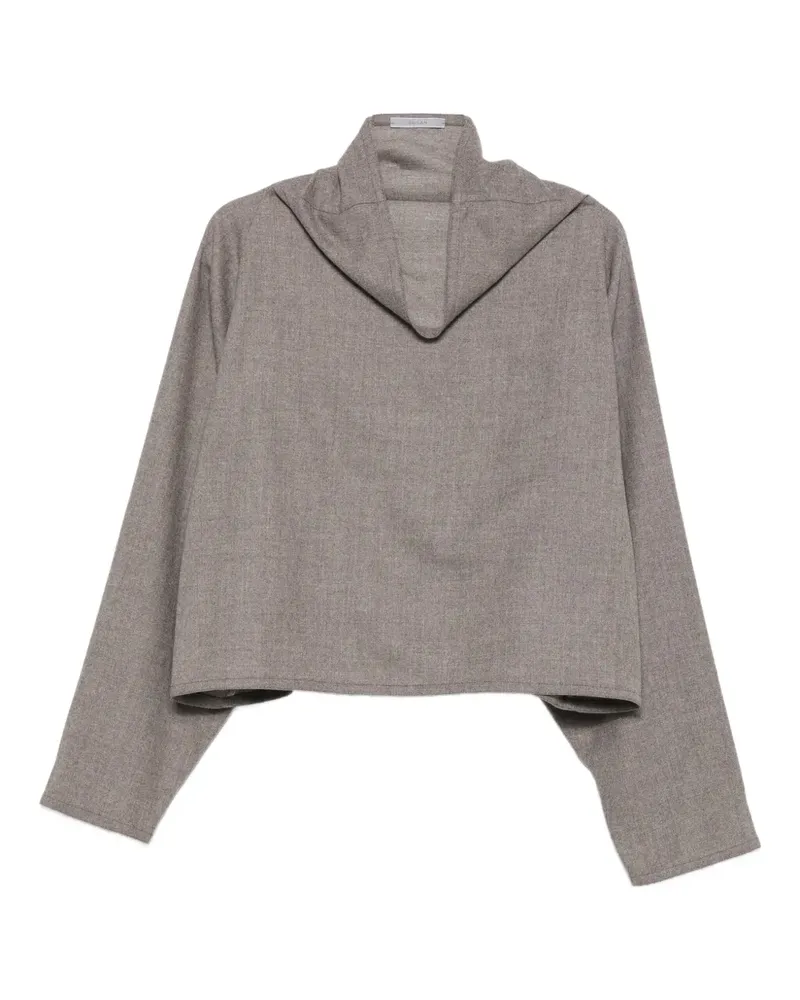 Dušan Cropped-Top - Grau Grau