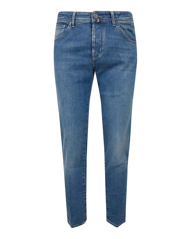 Jacob Cohën buttoned regular jeans - Blau Blau