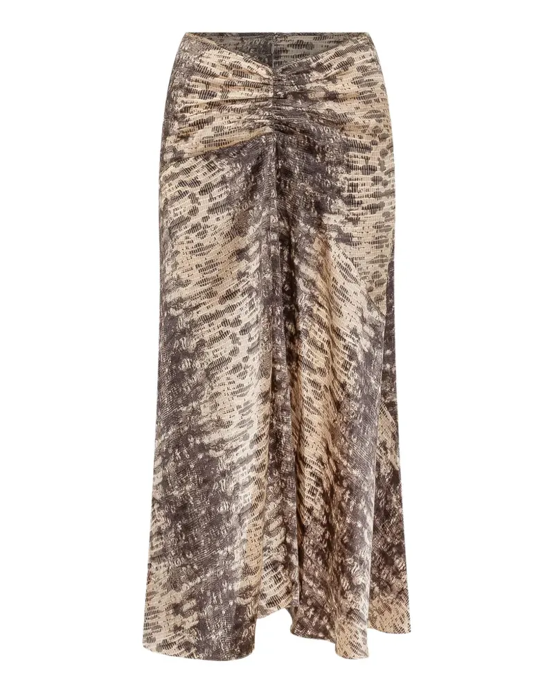 Isabel Marant Geraffter Laren Midirock - Nude Nude