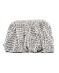 Benedetta Bruzziches Venus Clutch mit Kristallen Silber