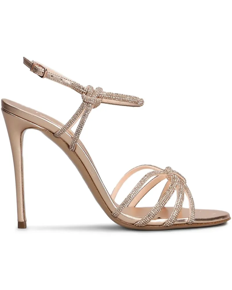Casadei Blade Sandalen 100mm - Nude Nude