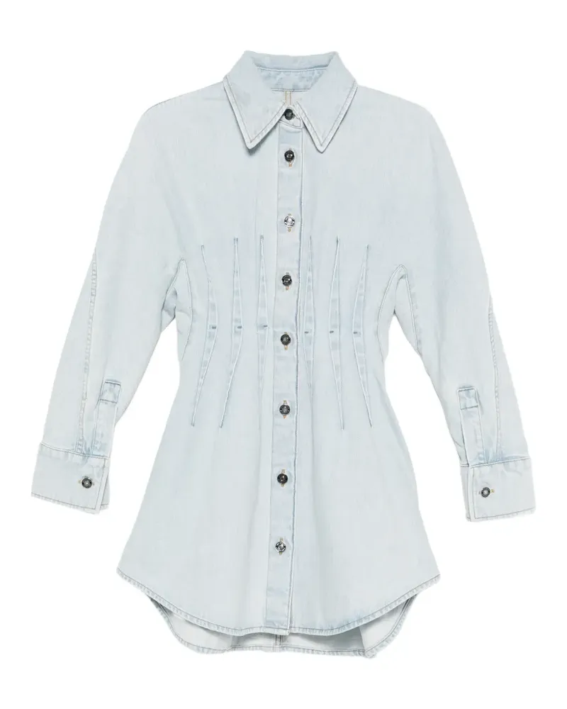 Givenchy buttoned midi denim dress - Blau Blau