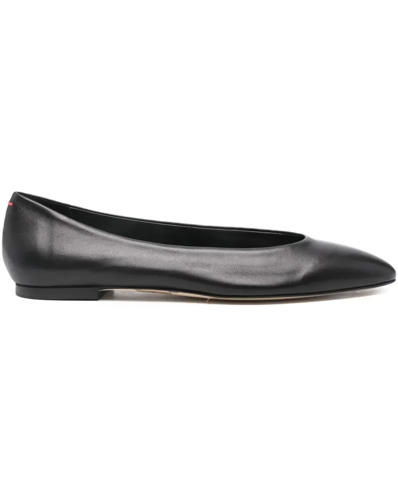 aeyde Ellie Ballerinas - Schwarz Schwarz