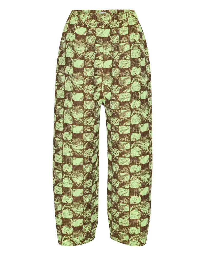 Henrik Vibskov Karierte Eclipse Hose - Braun Braun