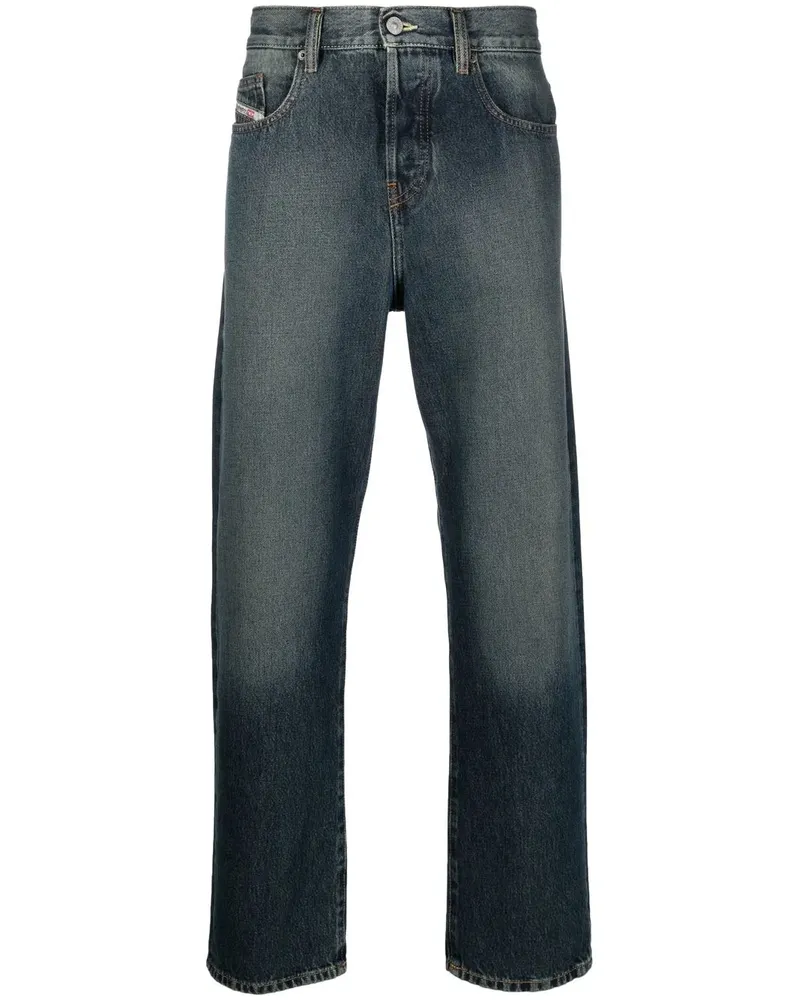 Diesel 2020s D-Viker Straight-Leg-Jeans - Blau Blau