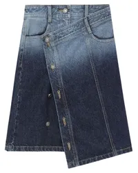 SJYP Asymmetrischer Jeansrock Blau