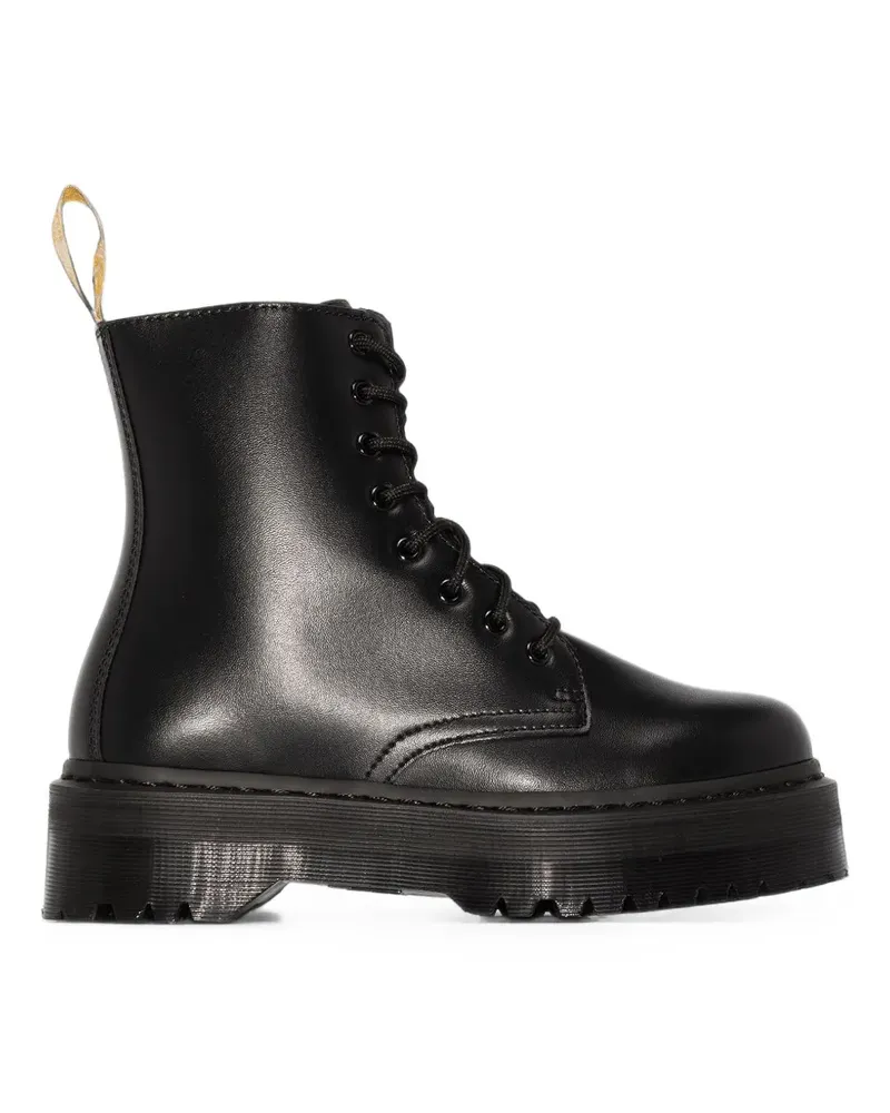 Dr.Martens Jadon II Mono Schnürstiefel mit Plateau - Schwarz Schwarz