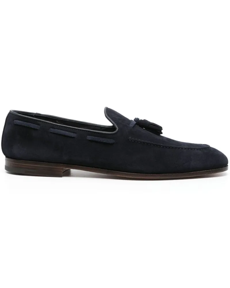 Church's Loafer aus Wildleder mit Quasten - Blau Blau