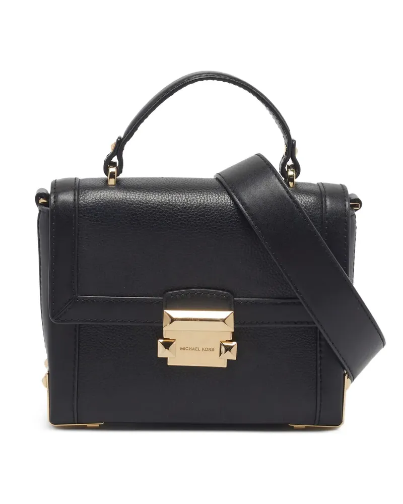 Michael Kors Kleine Jayne Trunk Tote Bag - Schwarz Schwarz