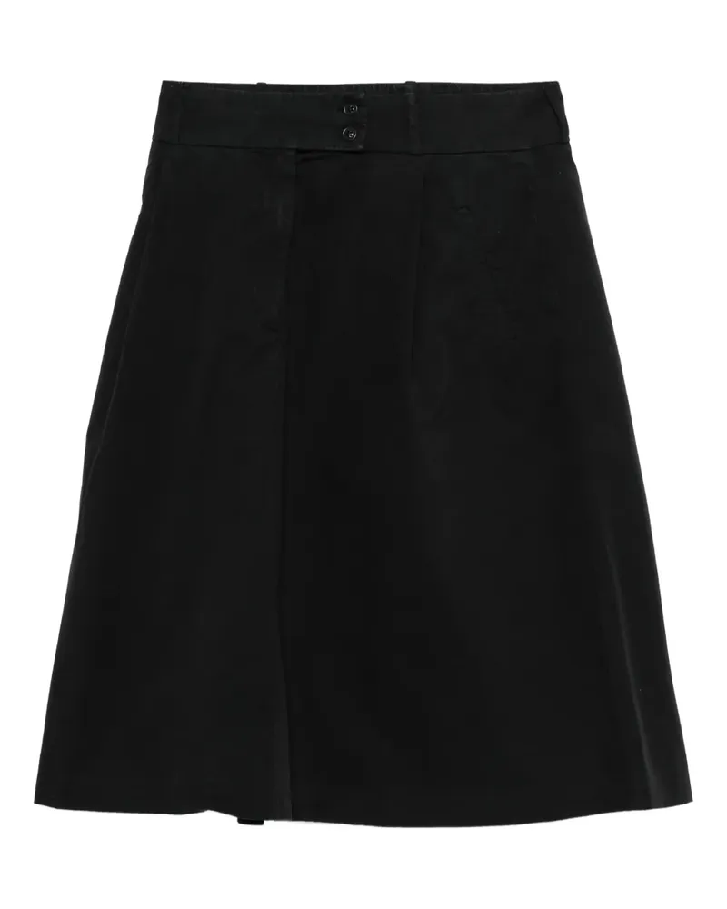 A.P.C. Midirock mit Falten - Schwarz Schwarz