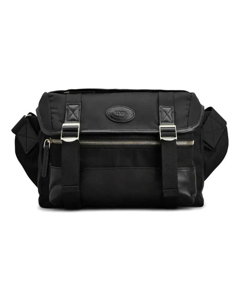 TOD'S buckle-strap cross body bag - Schwarz Schwarz