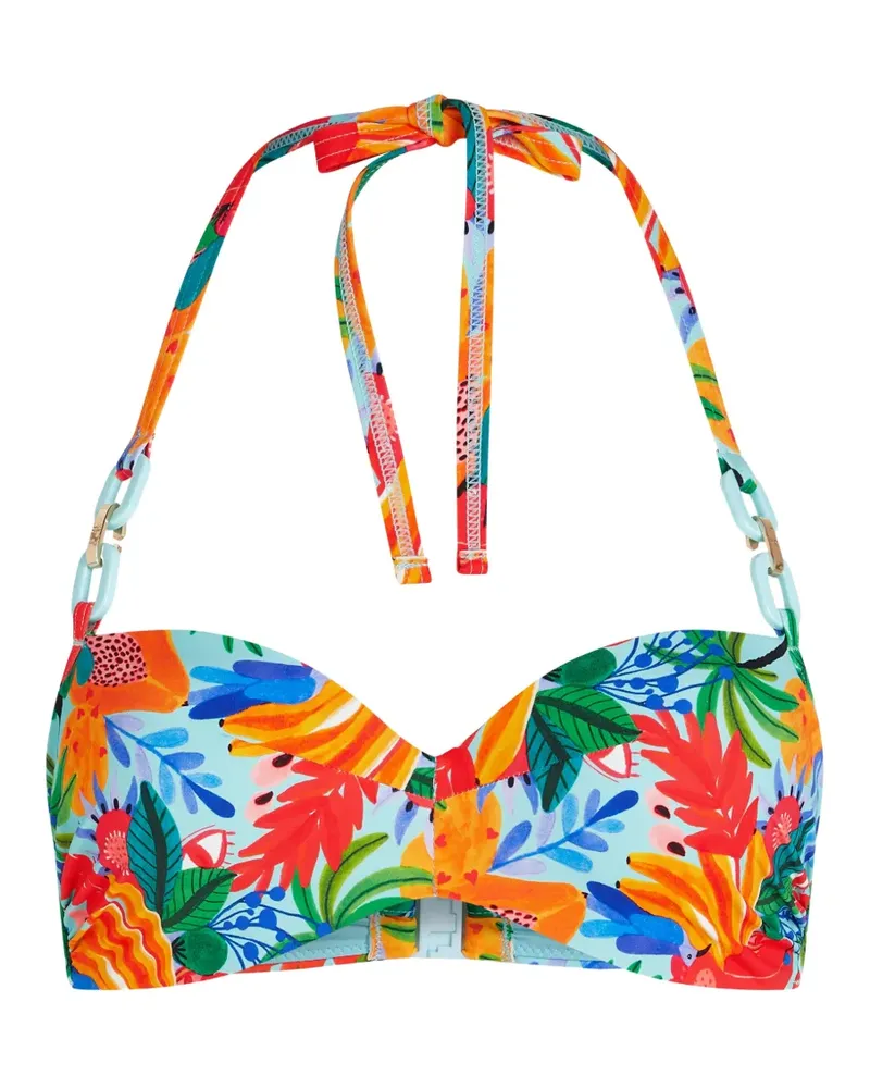 Marlies Dekkers Paradisa Bikinioberteil mit Blumen-Print - Blau Blau