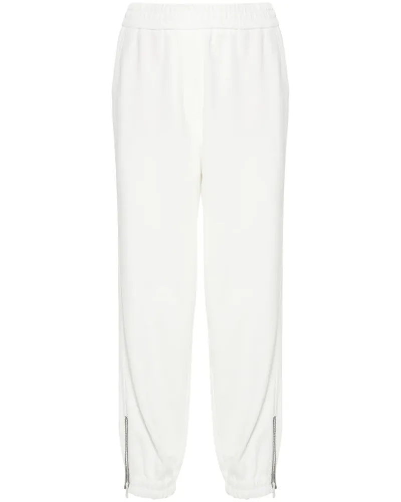 Brunello Cucinelli Jogginghose mit Monili-Detail - Weiß Weiß