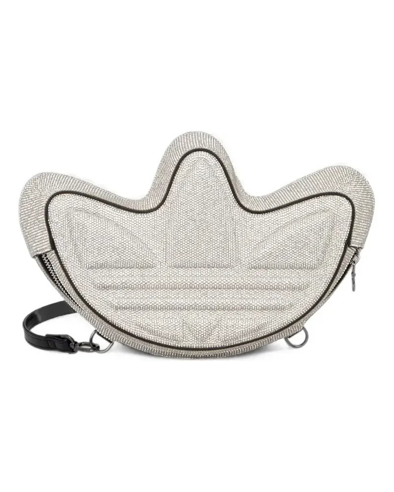adidas Schultertasche mit Strass - Silber Silber