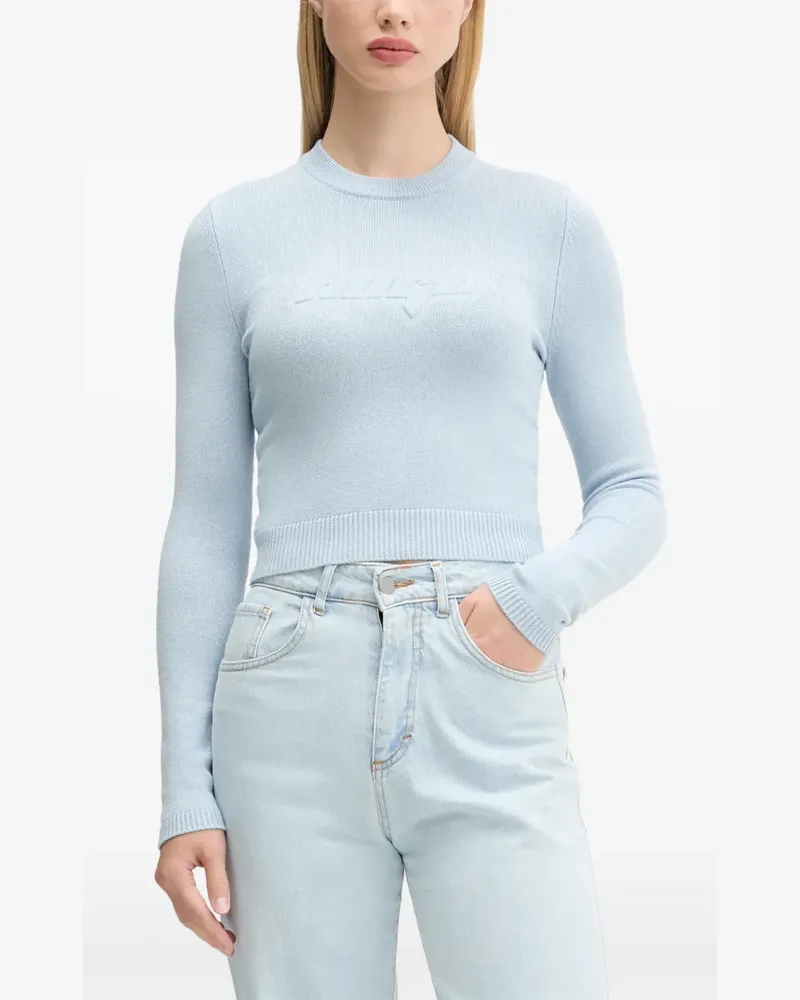 HUGO BOSS Pullover mit Prägung - Blau Blau